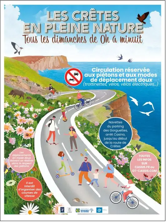 Affiche Les Crêtes en pleine nature