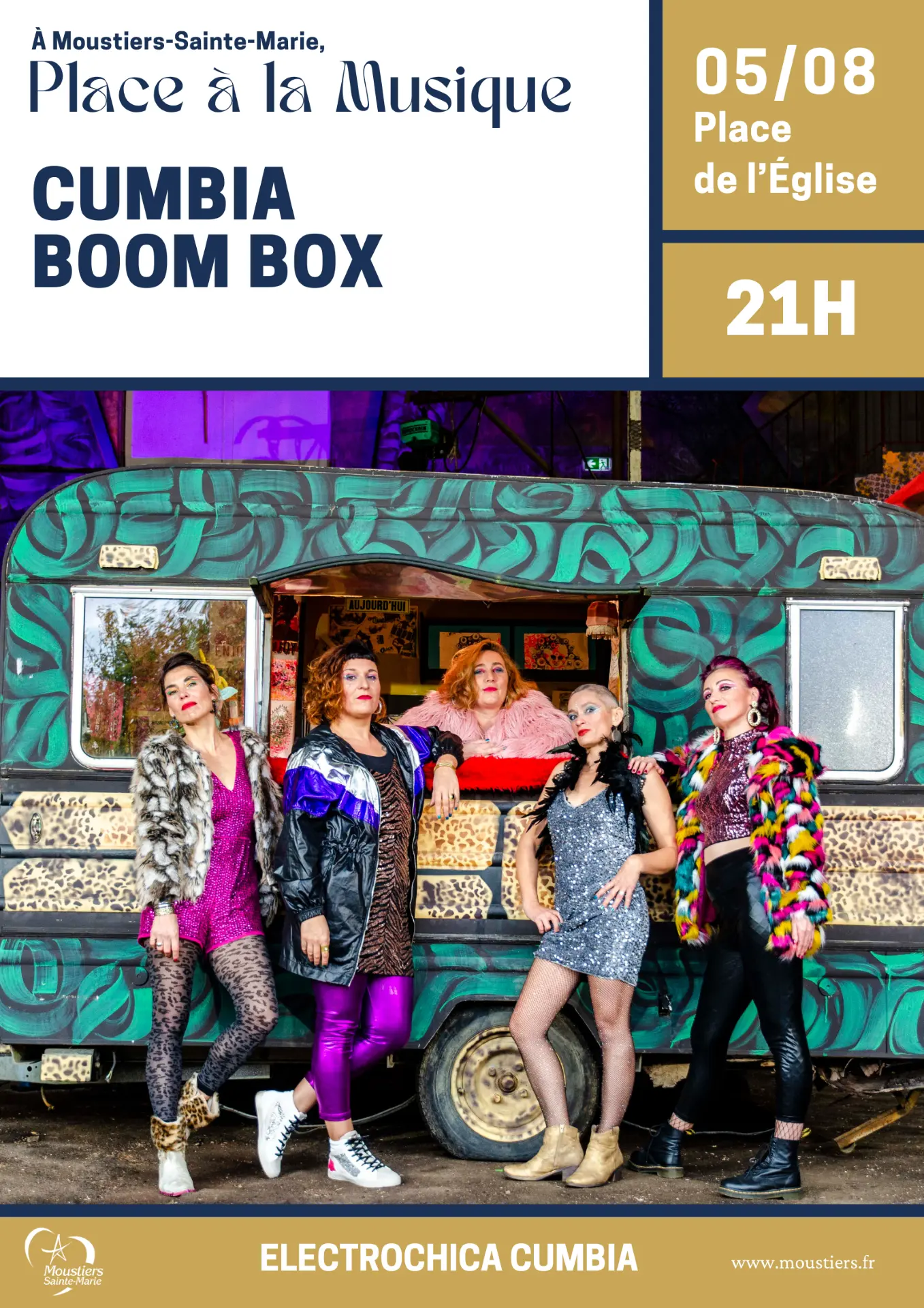 Music in the spotlights : concert with CUMBIA BOOM BOX !_Moustiers-Sainte-Marie