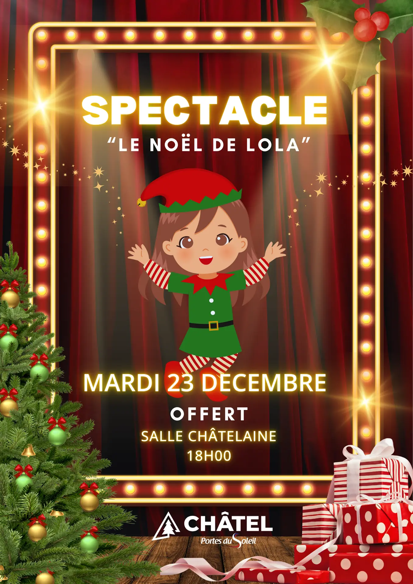 Spectacle enfants Le Noël de Lola_Châtel