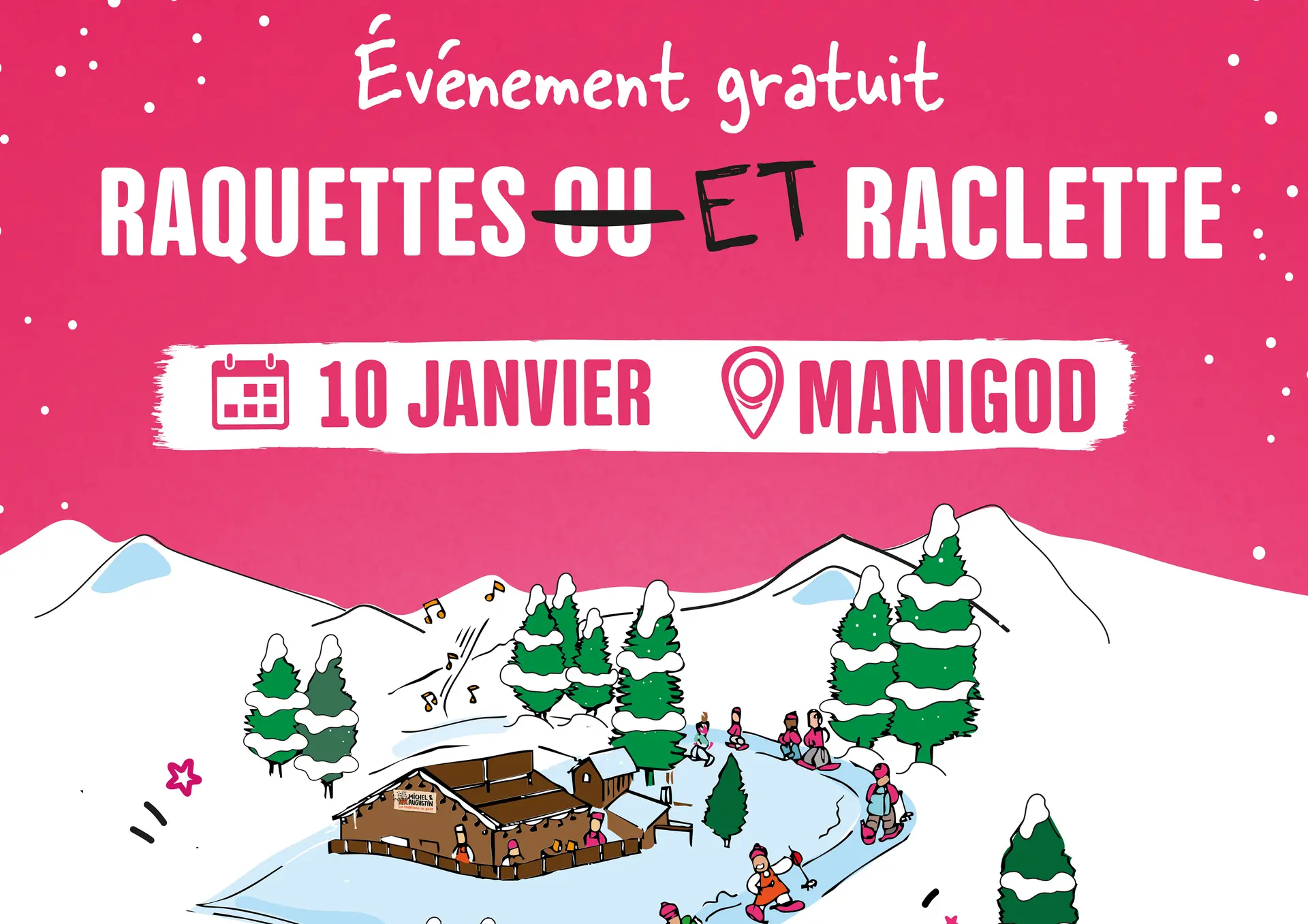 Raquettes ET raclette_Manigod