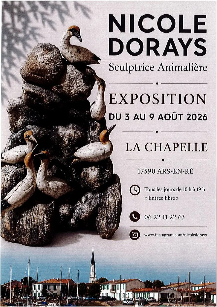 Cartel de la exposición de Nicole Doray