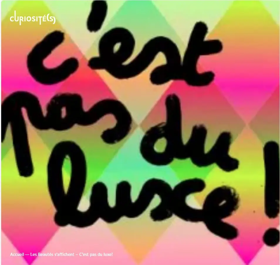Logo C’est pas du luxe !