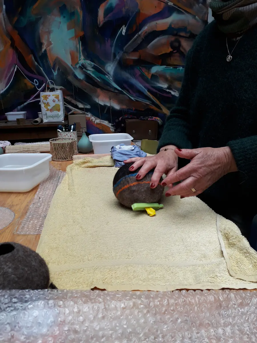 Atelier feutrage