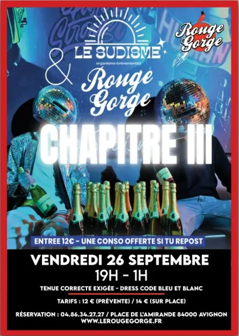 Le Sudisme, La soirée_Avignon