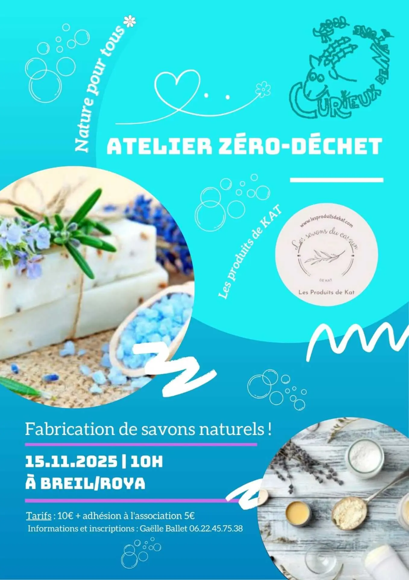 Atelier zéro déchet : fabrication de savons naturels