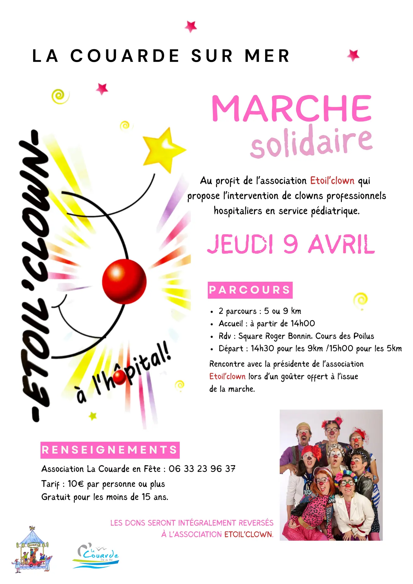 Solidaritätslauf zugunsten des Vereins Etoil'Clown._La Couarde-sur-Mer