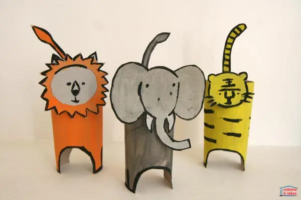 Animaux en carton