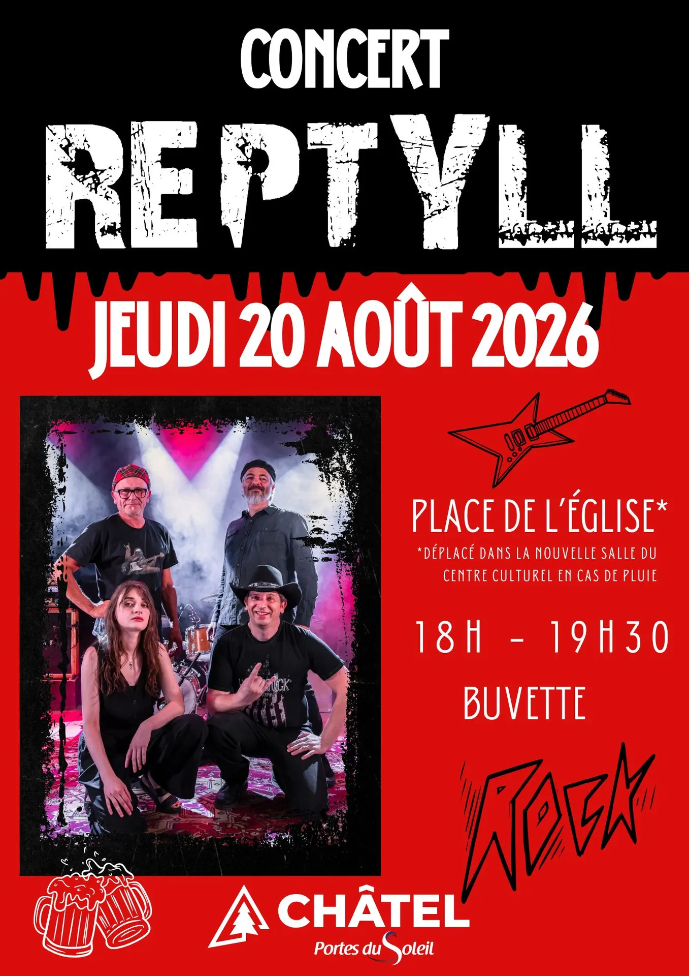 Concert Rock Reptyll_Châtel