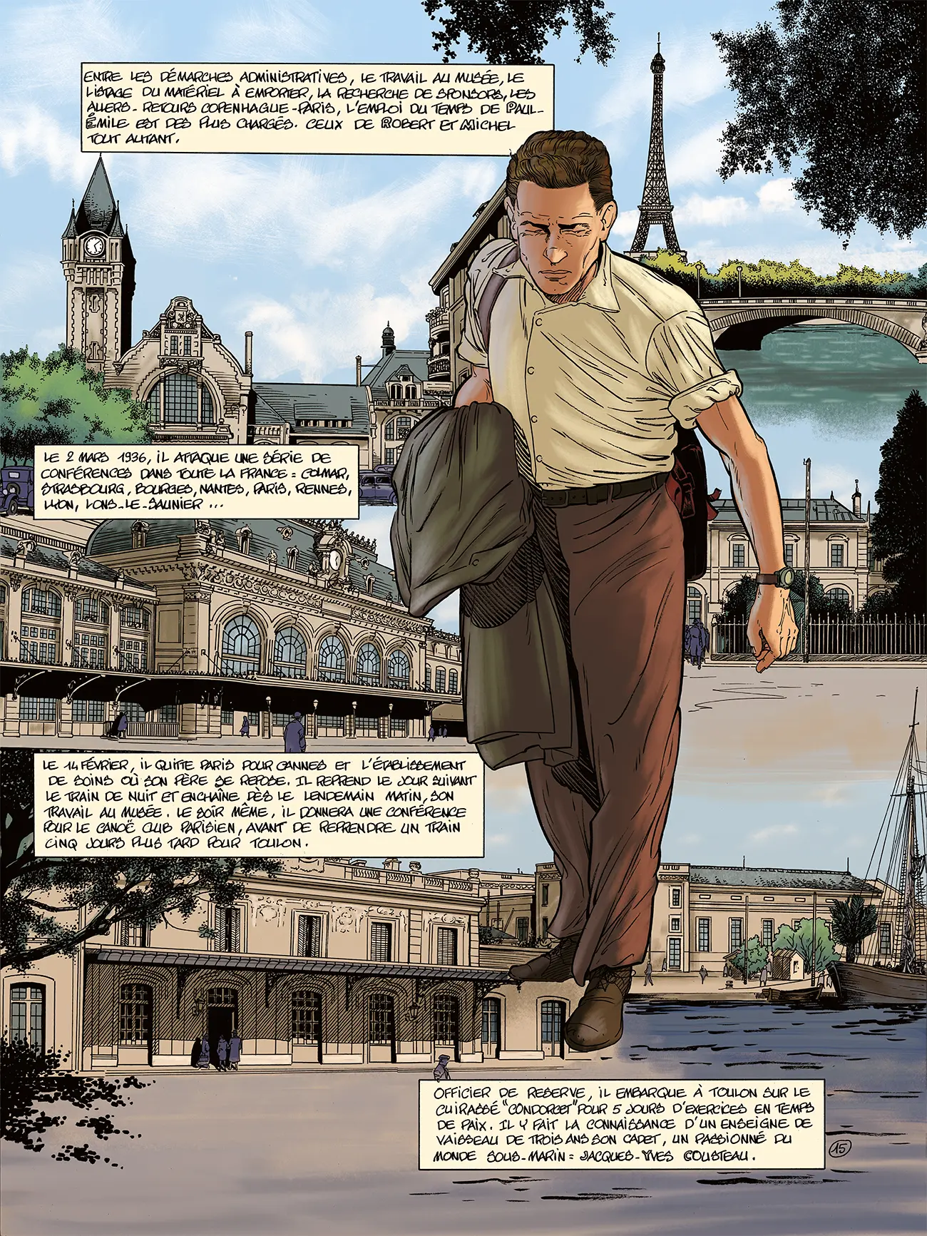 Stéphane Niveau, co-auteur et co-scénariste à Lo Garâjo_Manigod