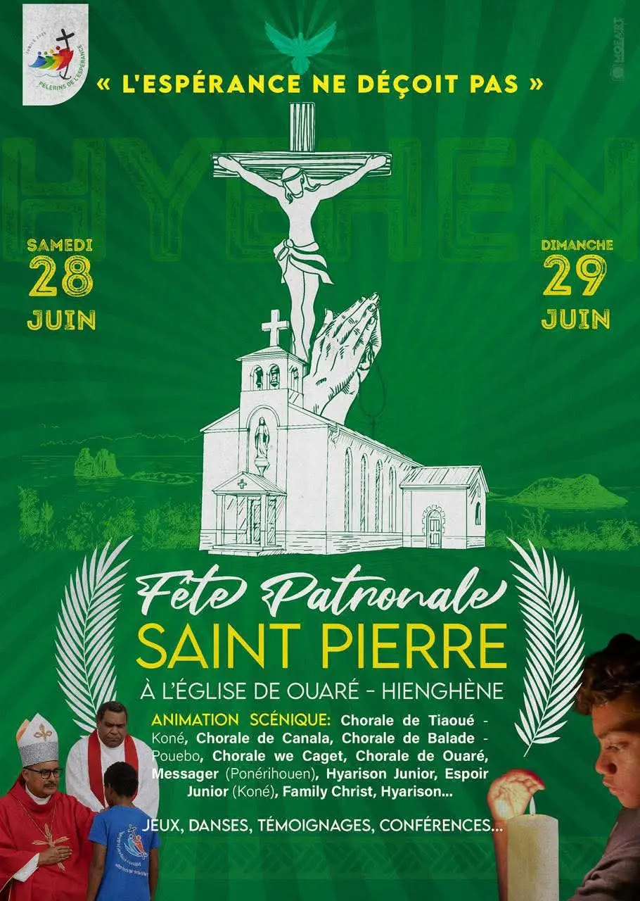 Affiche Fête patronale St-Pierre 2025