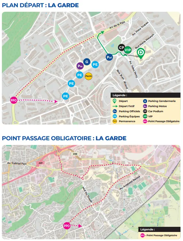 Plan de départ LA GARDE