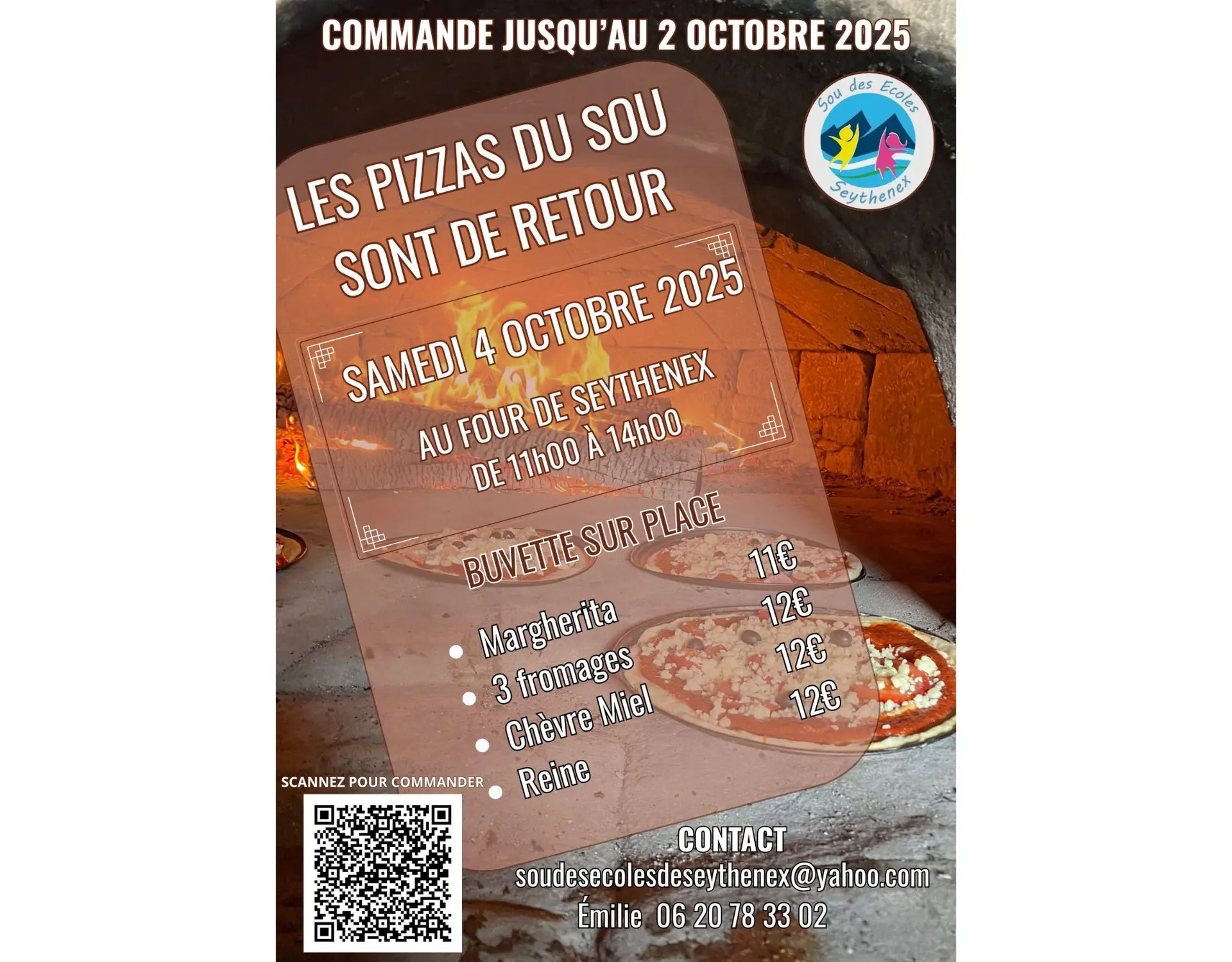 affiche avec qr code