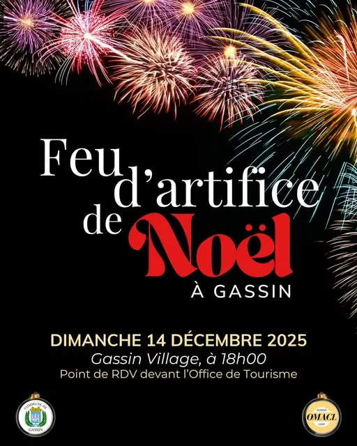 Feu d'artifice de Nël