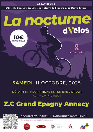 Nocturne VTT et marche_Sillingy