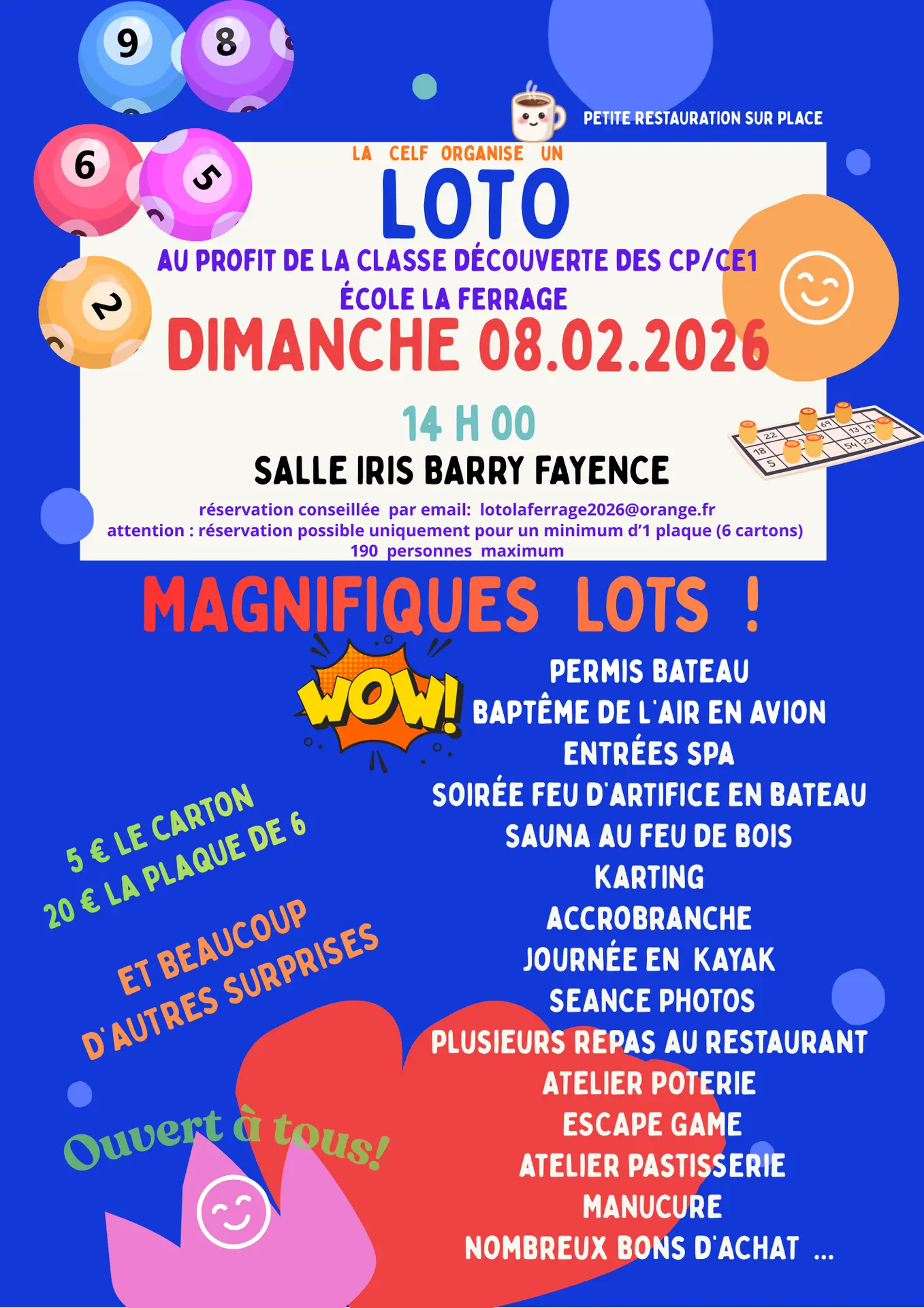 Loto de l'école de la Ferrage_Fayence