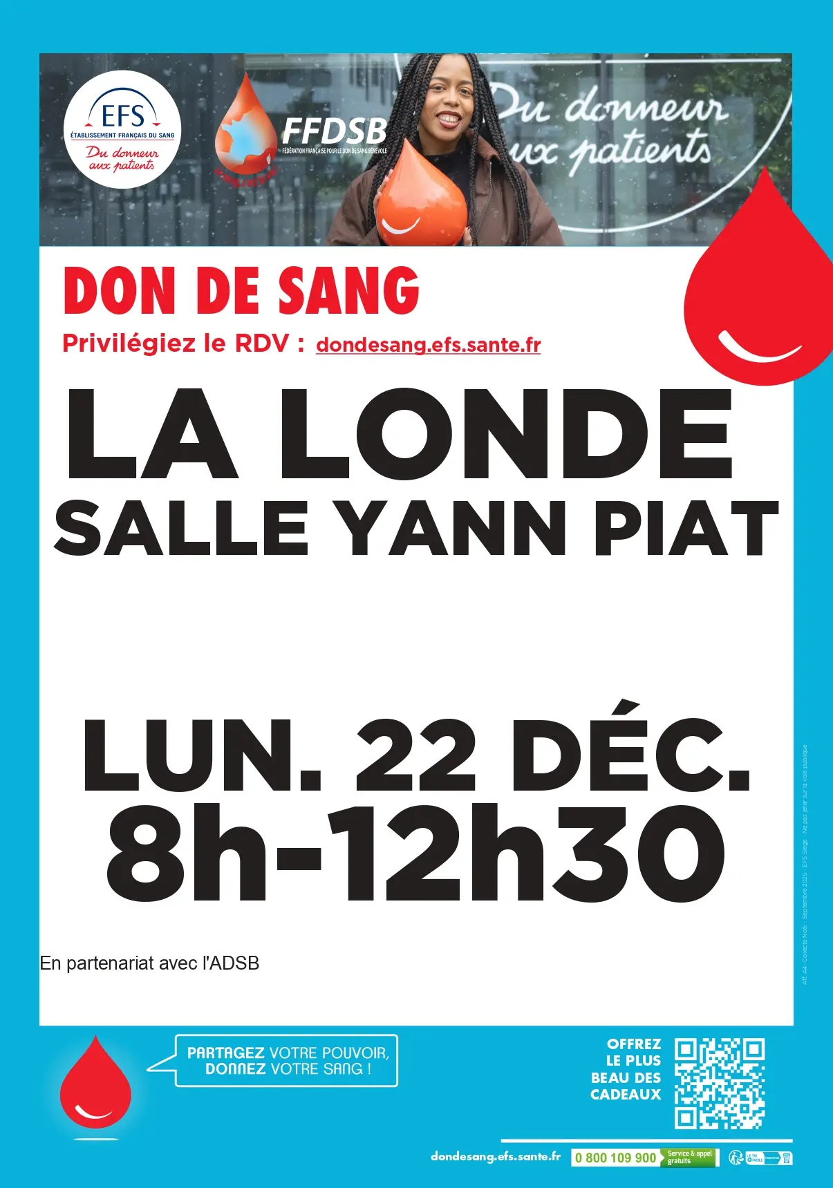 Les collectes de sang en Méditerranée Porte des Maures