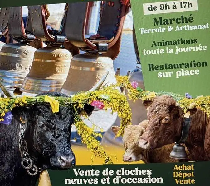 Affiche pour la foire aux cloches et aux sonnailles