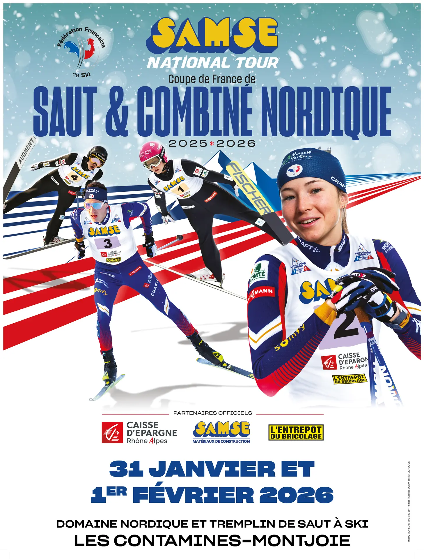 SAMSE National Tour U15 & U17 de saut à ski et combiné nordique_Les Contamines-Montjoie
