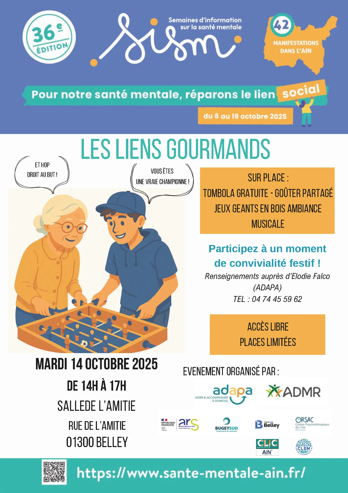 Les liens gourmands - Semaine de la santé mentale_Belley