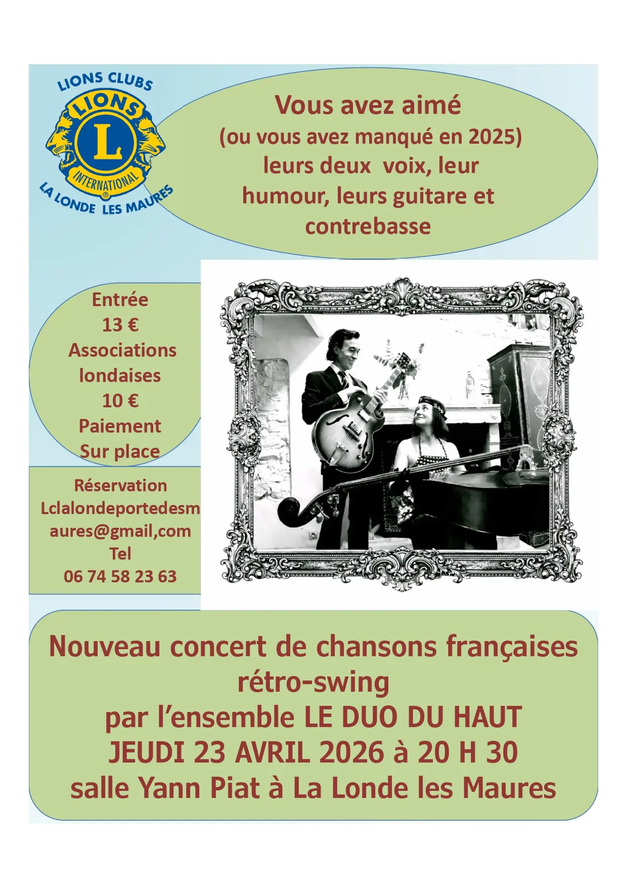 Les concerts en Méditerranée porte des Maures