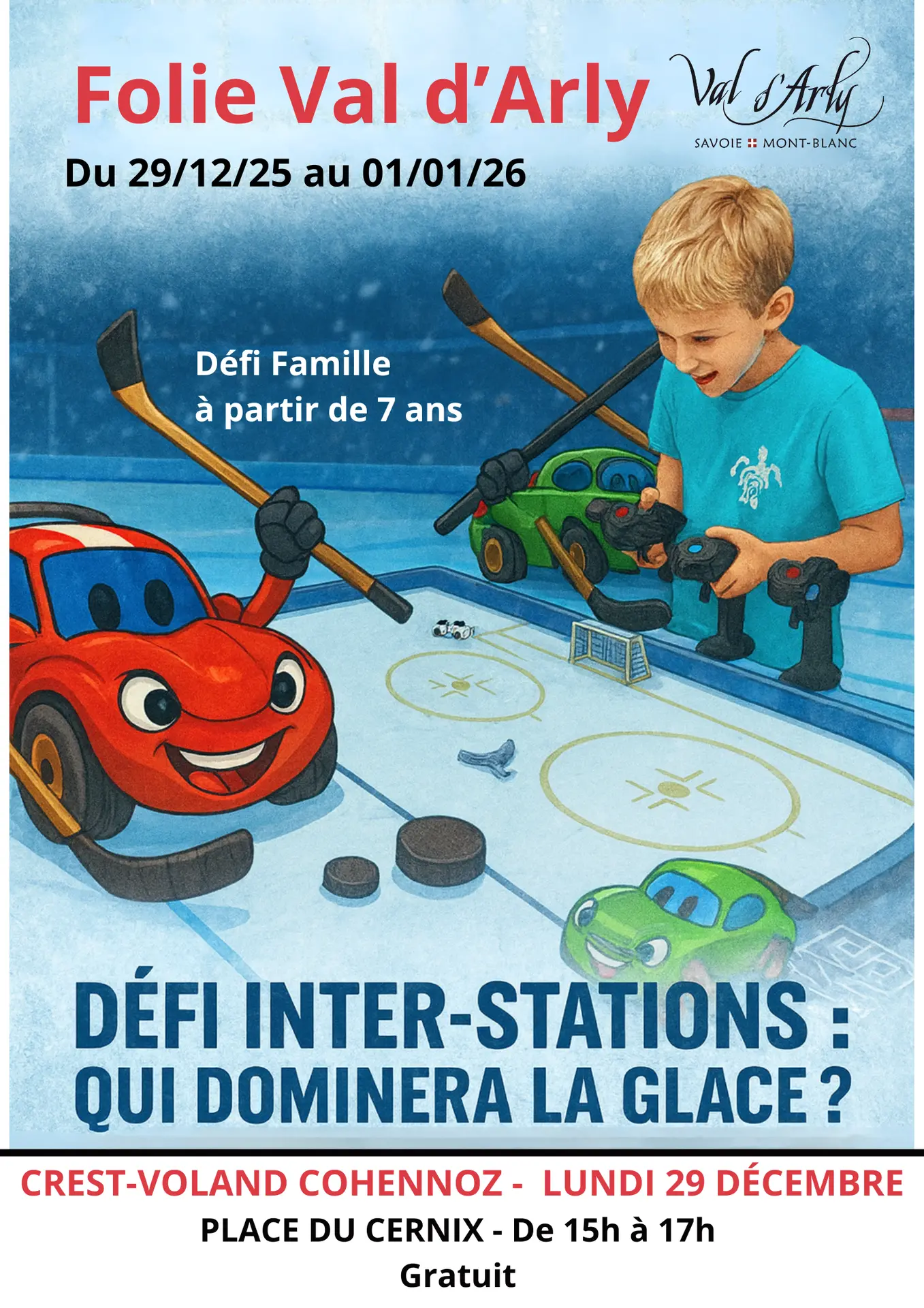 Folie Val d'Arly - Qui dominera la glace ?