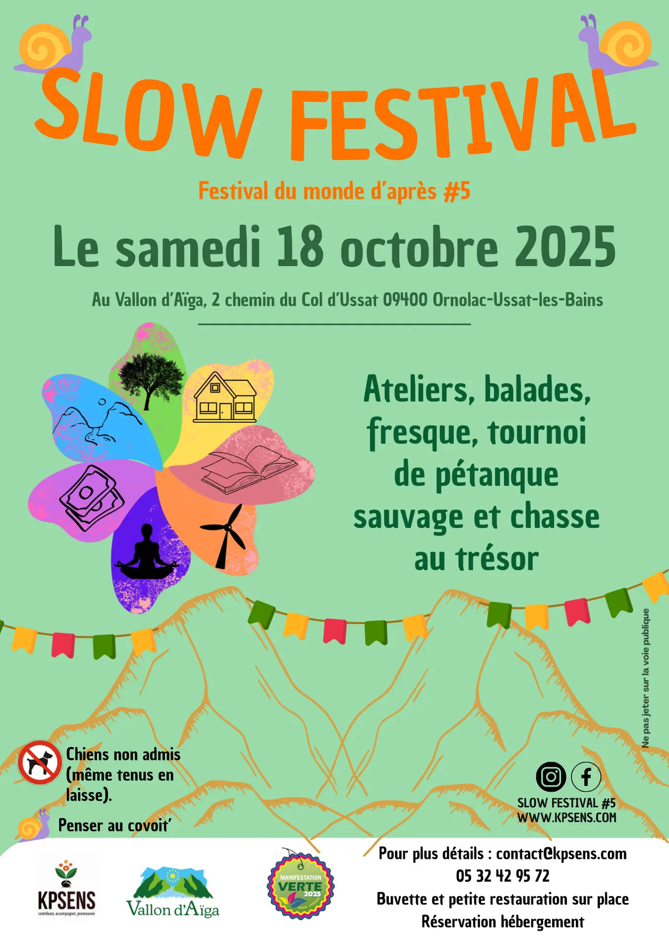Affiche Slow Festival recto
