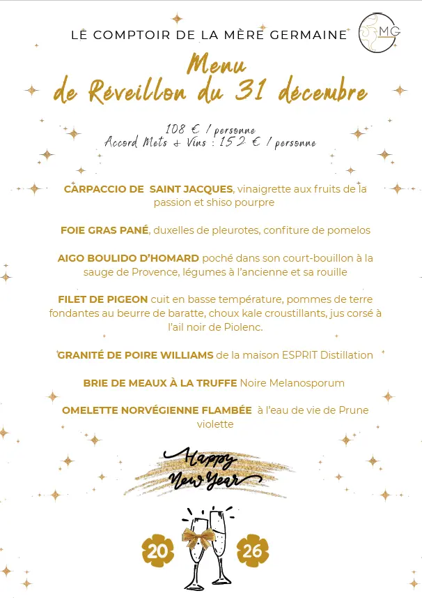 Réveillon du 31 décembre