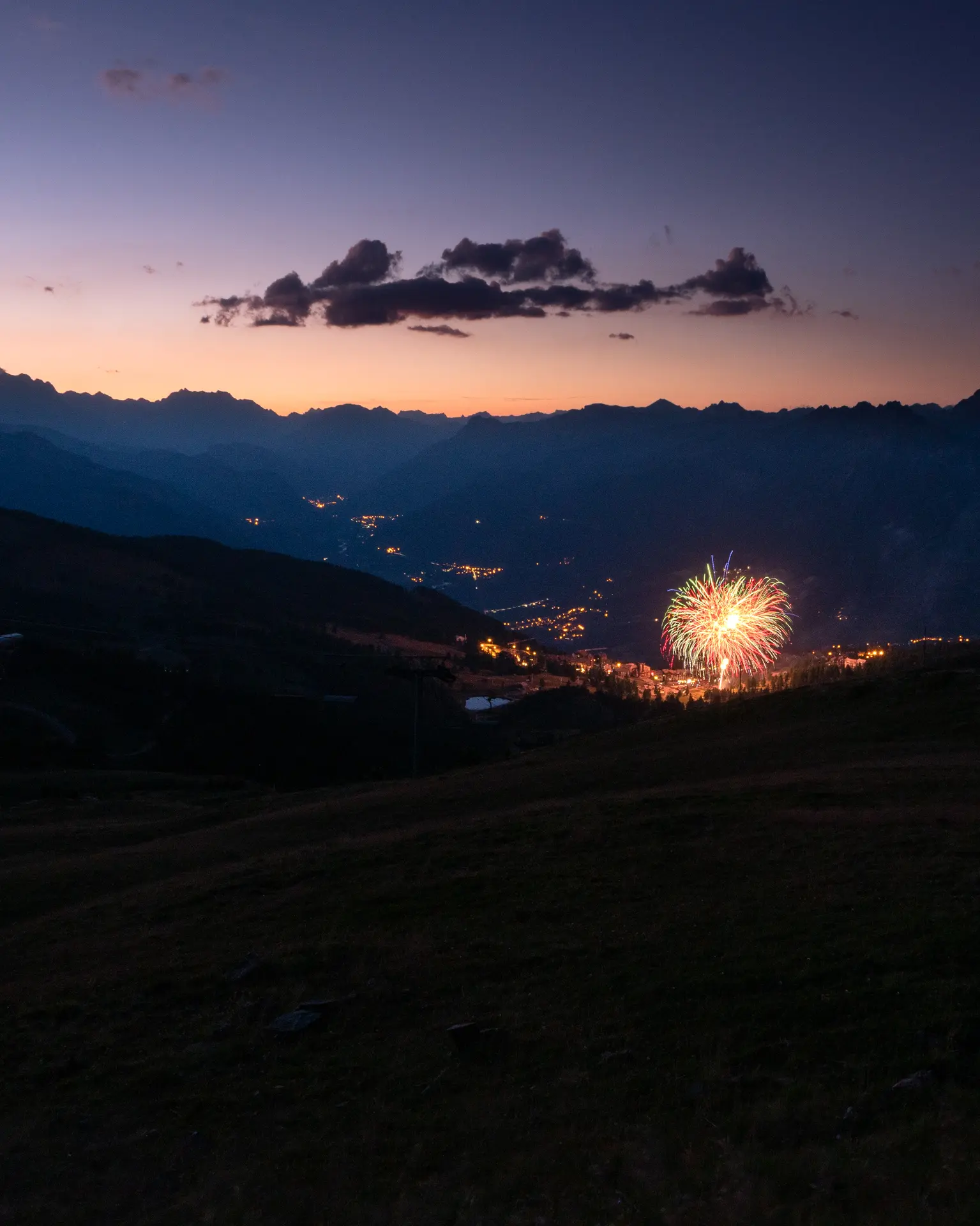 Fête Nationale du 14 Juillet - Feu d'Artifice_Risoul