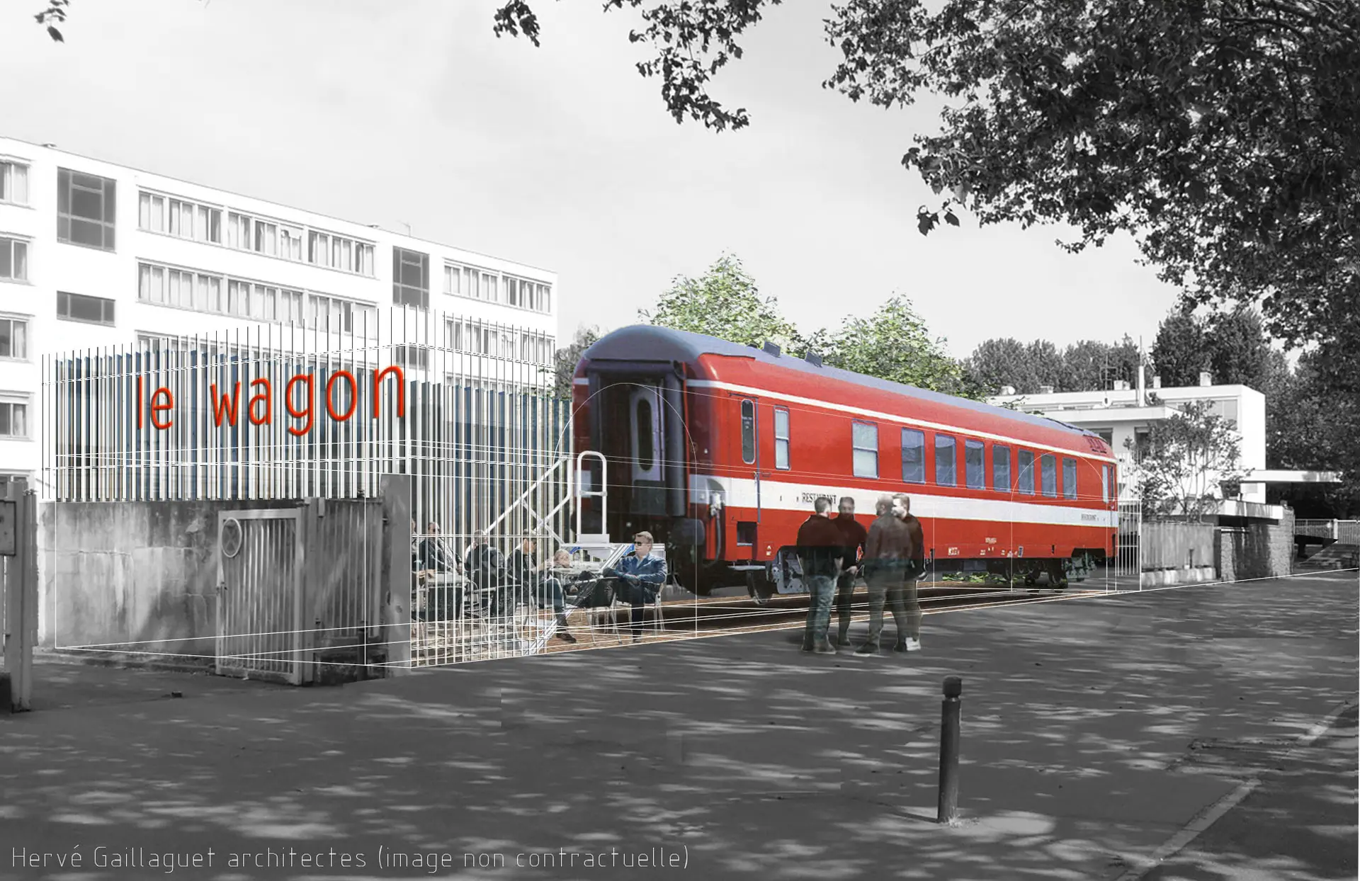 Visuel état projeté du Wagon