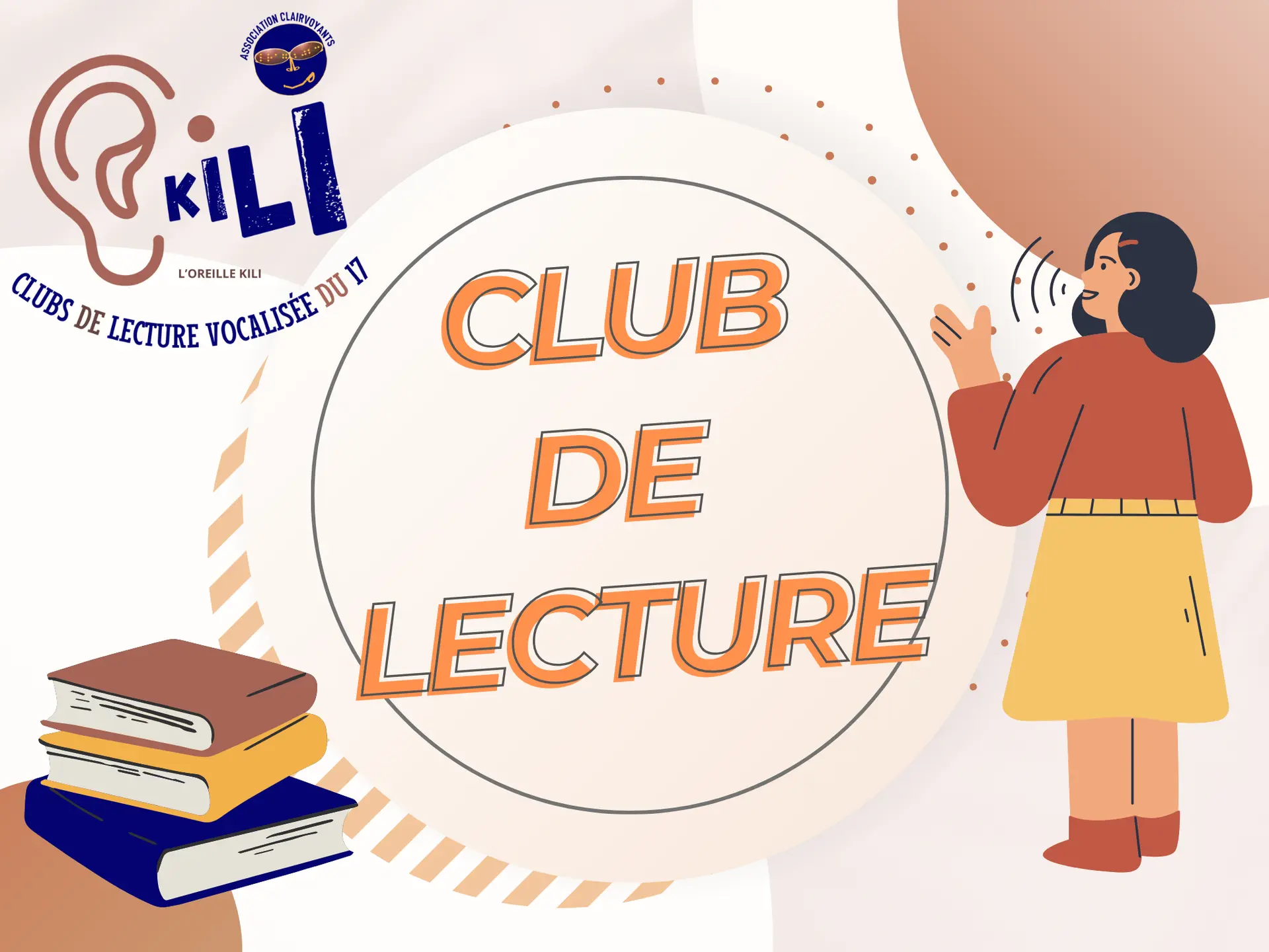 Visuel et logo du club de lecture
