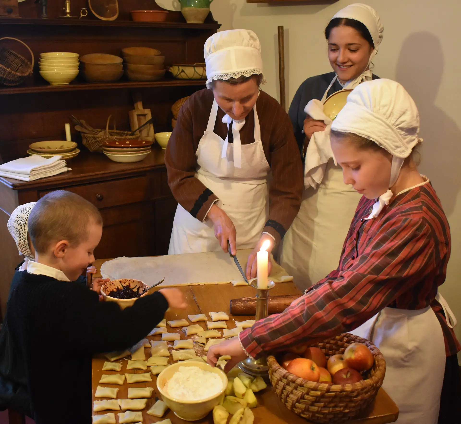 Fabrication des traditionnelles rissoles