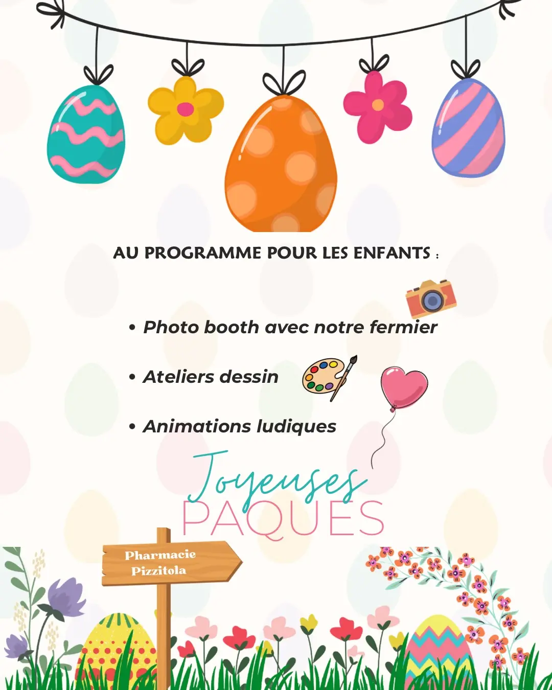 Evénement spécial Pâques à la pharmacie Pizzitola_Le Cannet