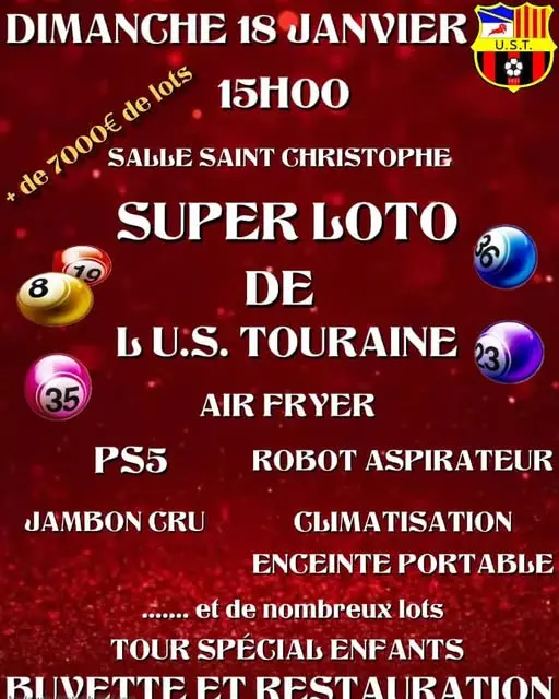 Loto de l'US Touraine à La Tour d'Aigues_La Tour-d'Aigues