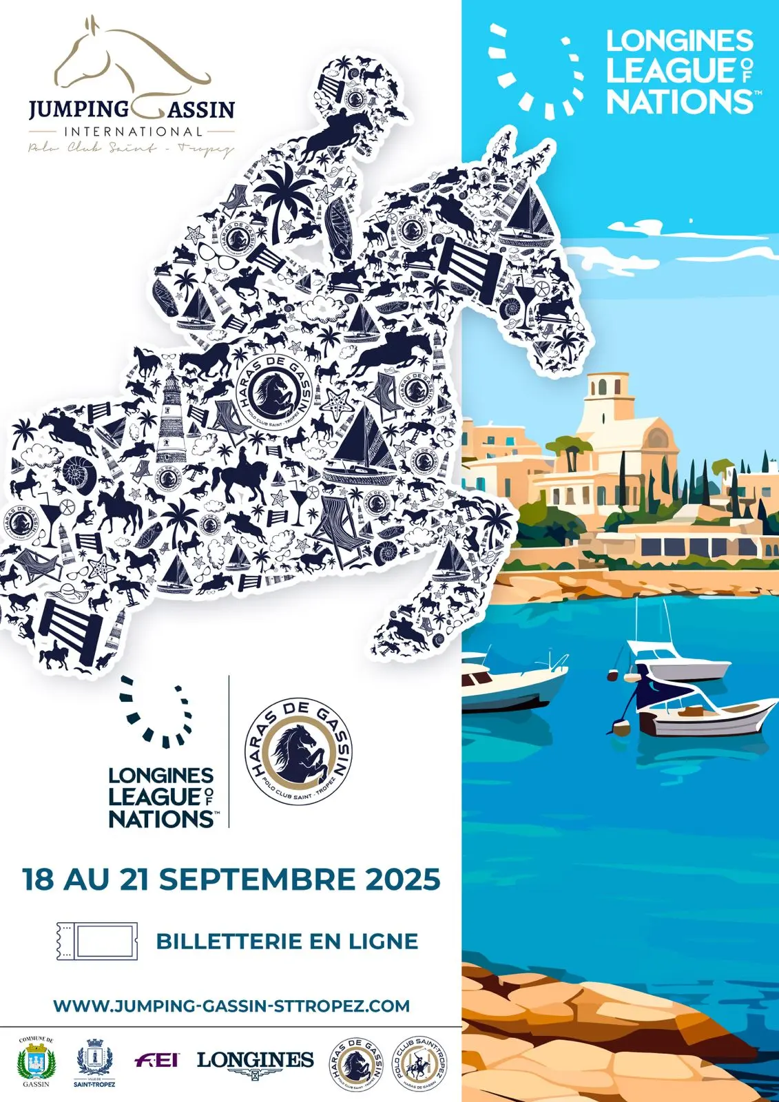 Affiche de la Longines League of Nations - Gassin St Tropez_Gassin