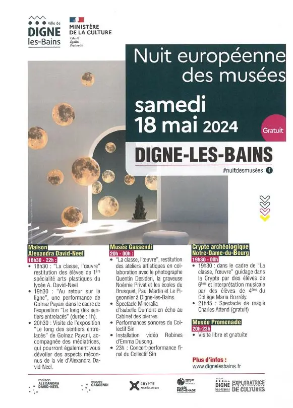 Programme complet de la Nuit des musées