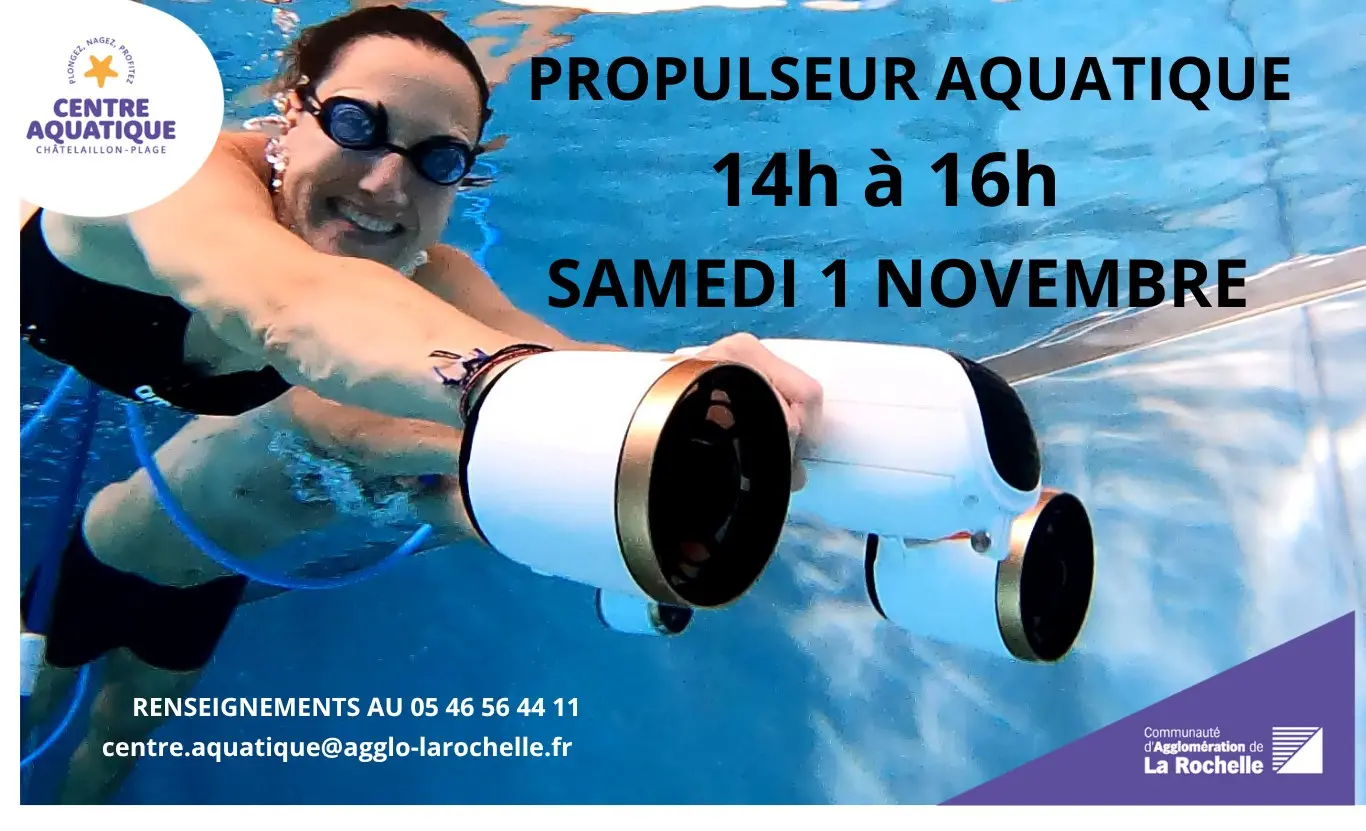 Flyer de présentation de l'animation Propulseur Marin