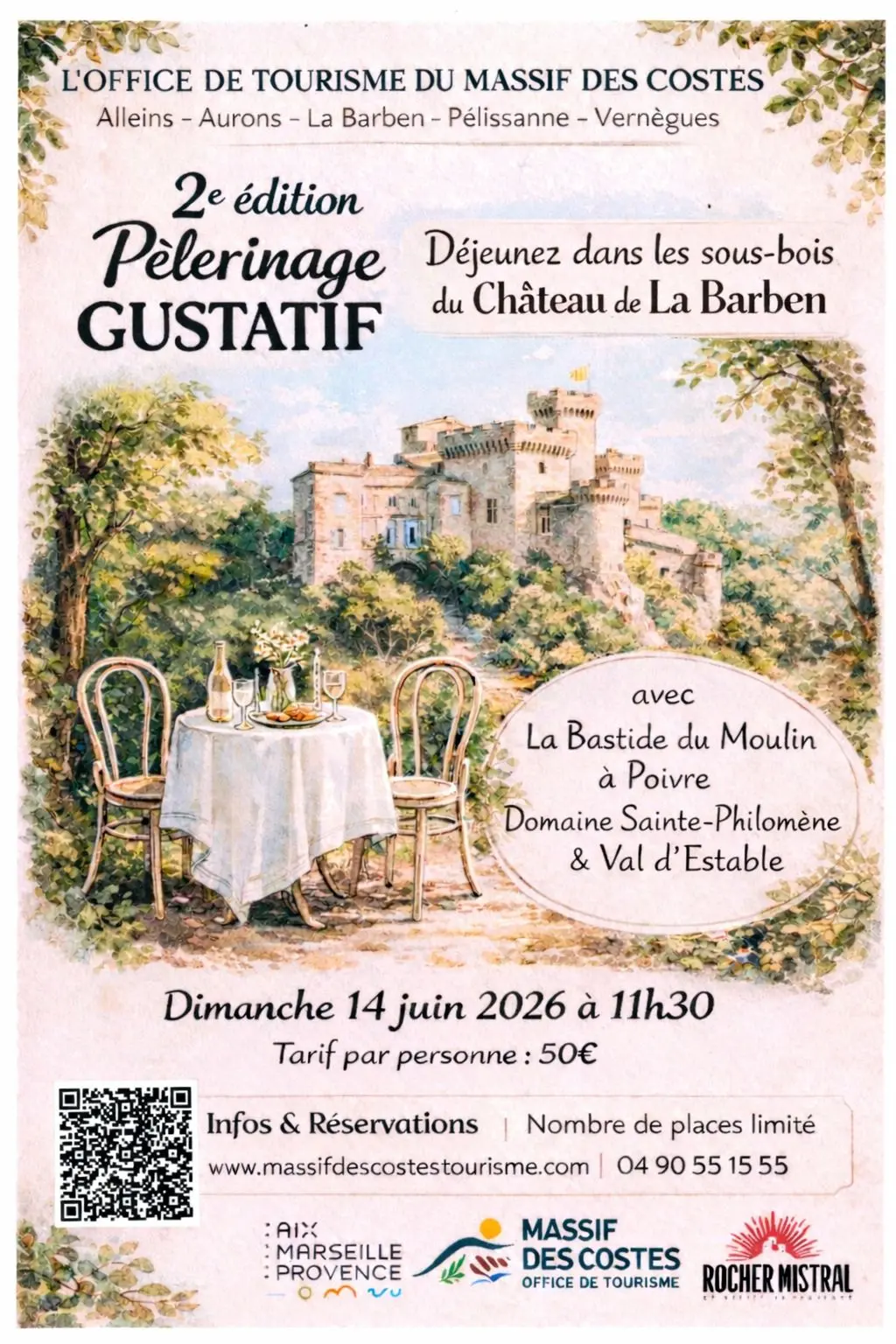 Le pèlerinage gustatif au pied du château de La Barben