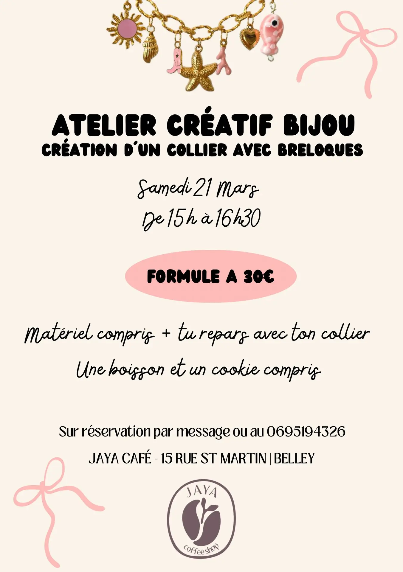 Atelier créatif de bijou_Belley
