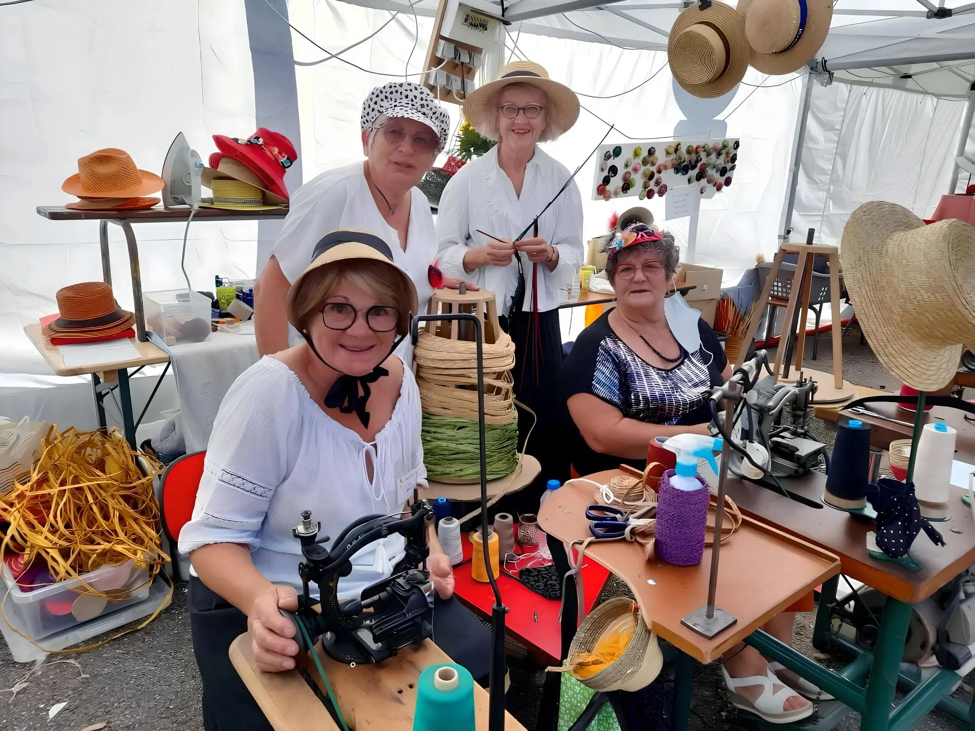 Journées européennes des métiers d'art - Découverte du tressage de paille avec l’association Chapeau Caussade_Caussade