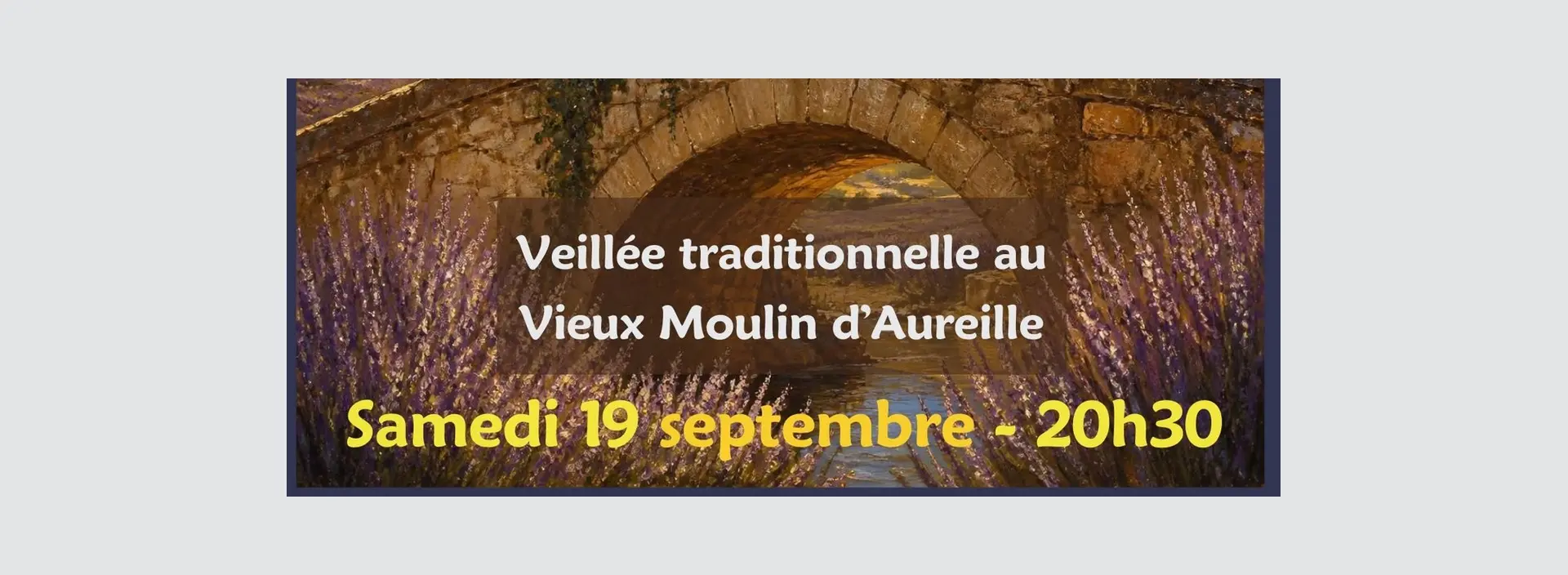 Thumbnail Traditional evening gathering at the Old Mill in Aureille 19.09.26