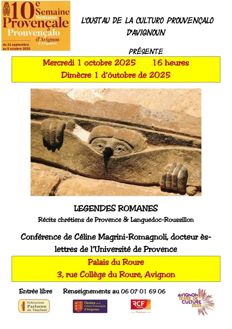 Conférence Légendes romanes