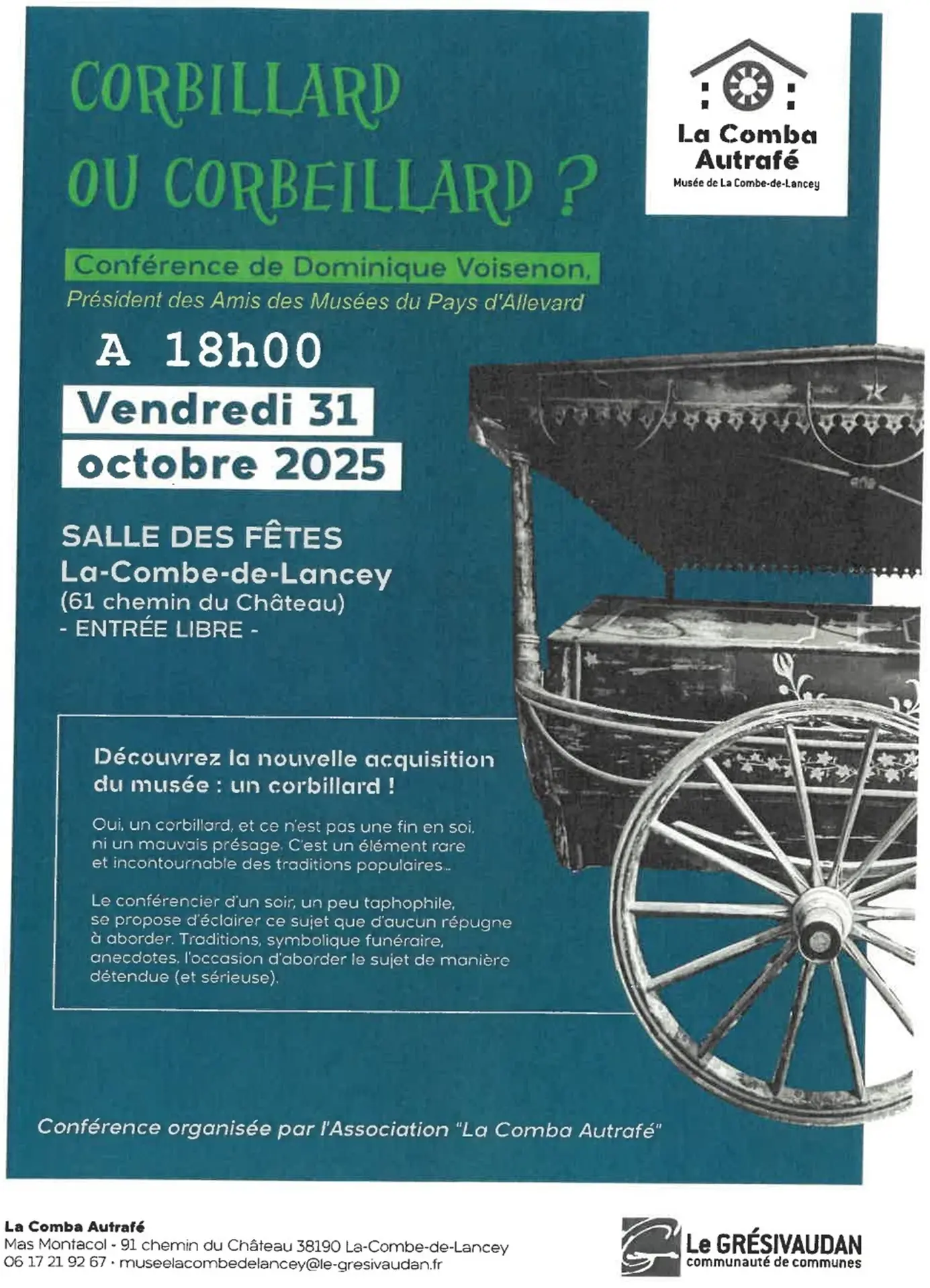 Corbillard ou corbeillard ?_La Combe-de-Lancey