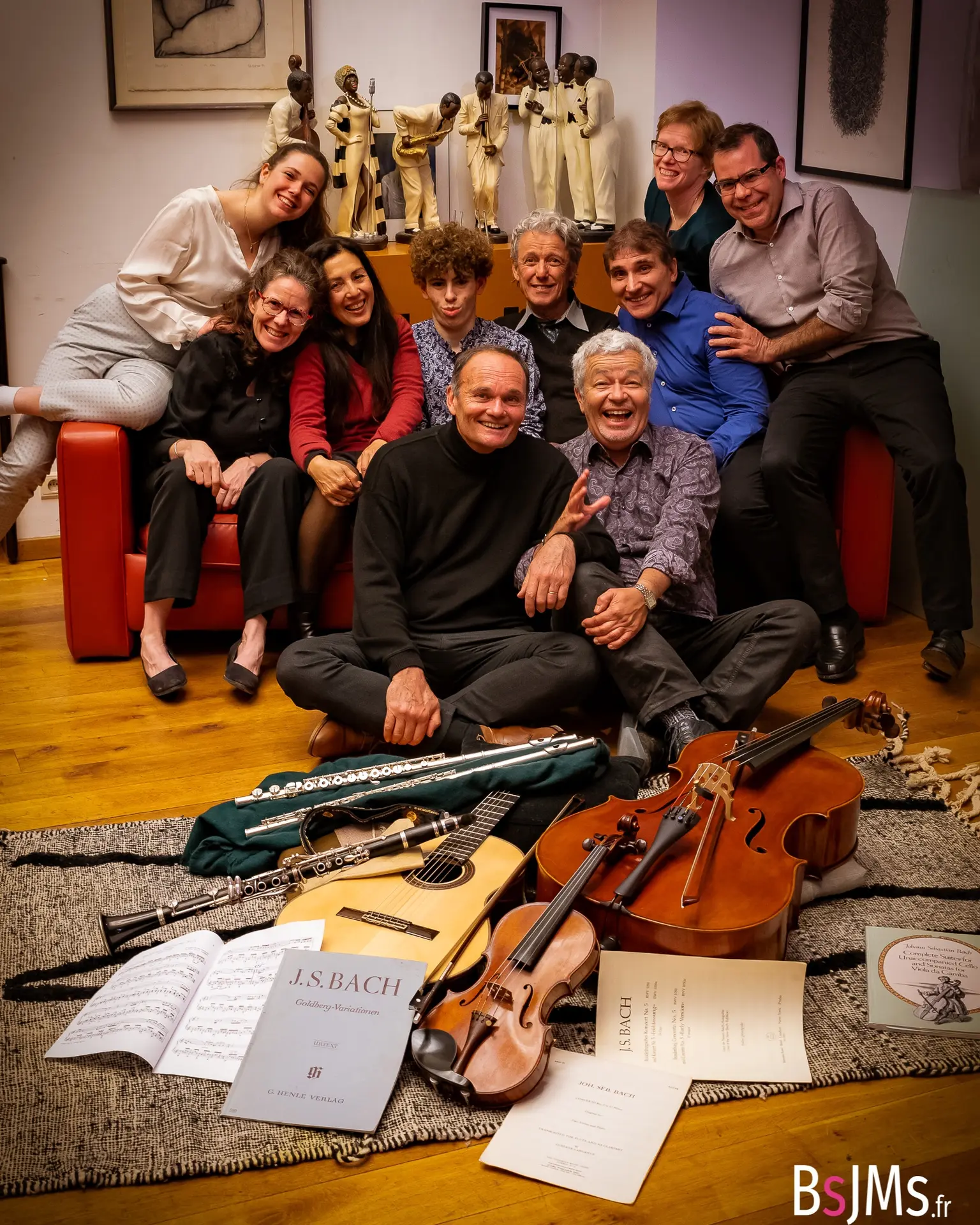 le groupe des musiciens