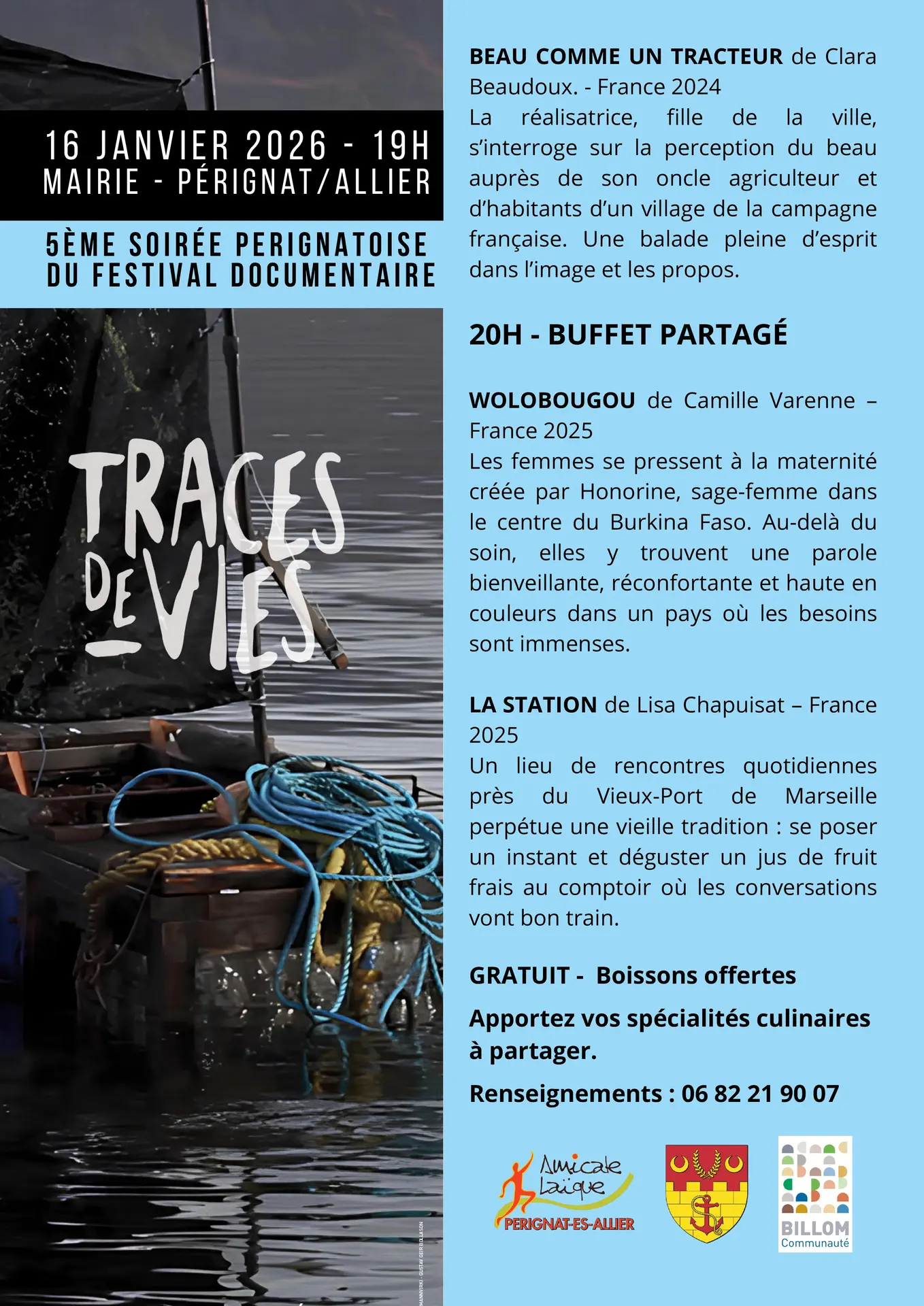Affiche Traces de vies