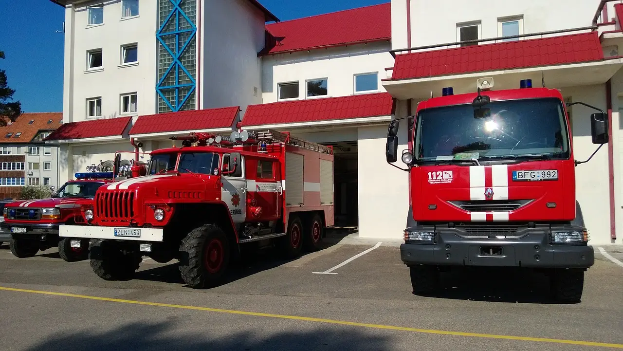 photo d'une caserne de pompiers