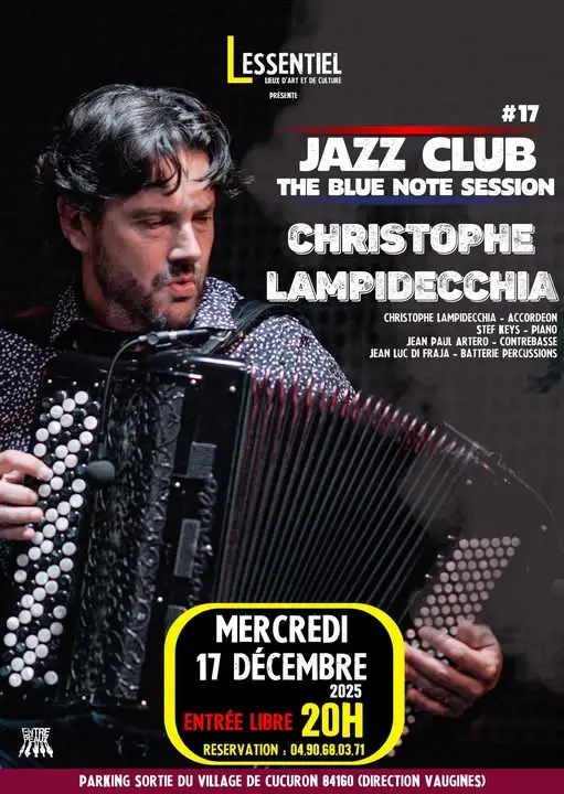 Christophe Lampidecchia Jazz-Musette à l'Essentiel à Cucuron_Cucuron