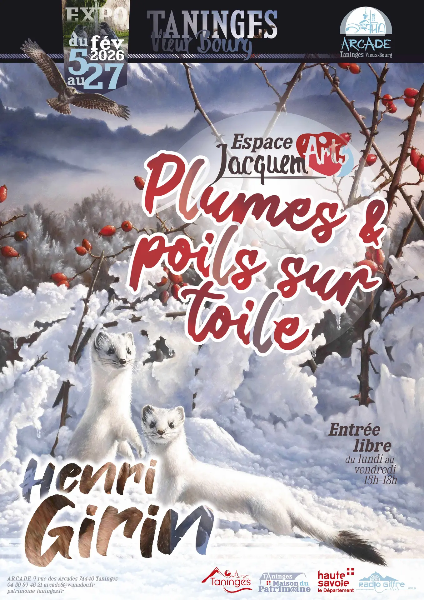 Affiche de l'exposition Heni Girin