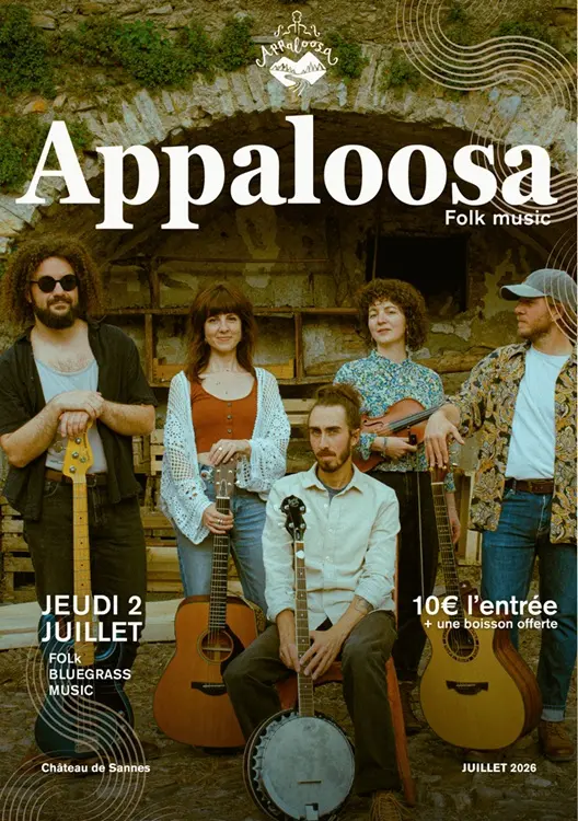 Appaloosa en concert au Château de Sannes_Sannes