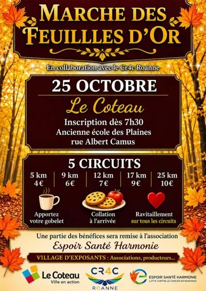 Marche des feuilles d'or_Le Coteau