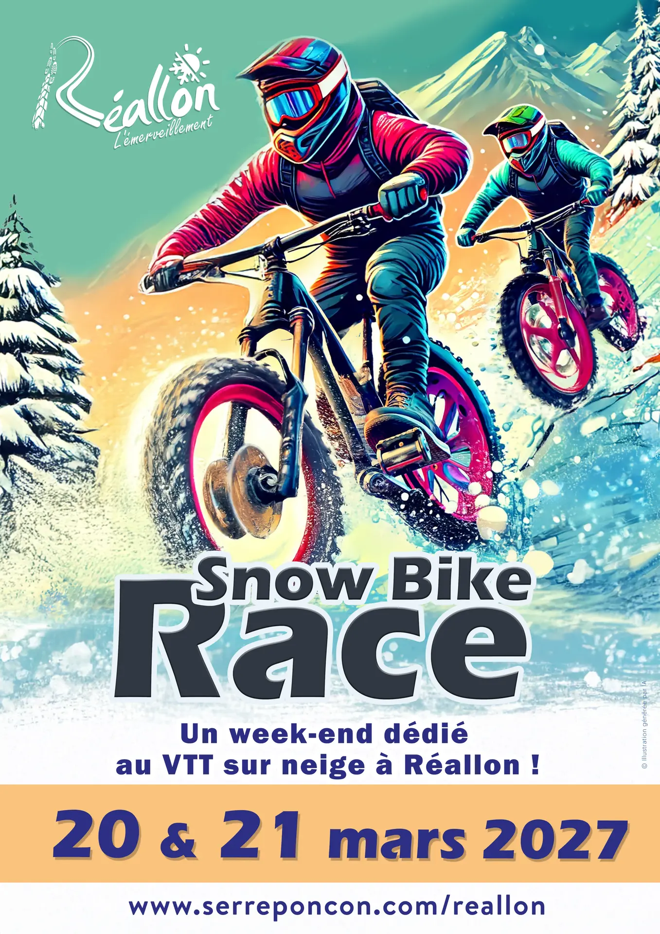 Snow Bike Race_Réallon